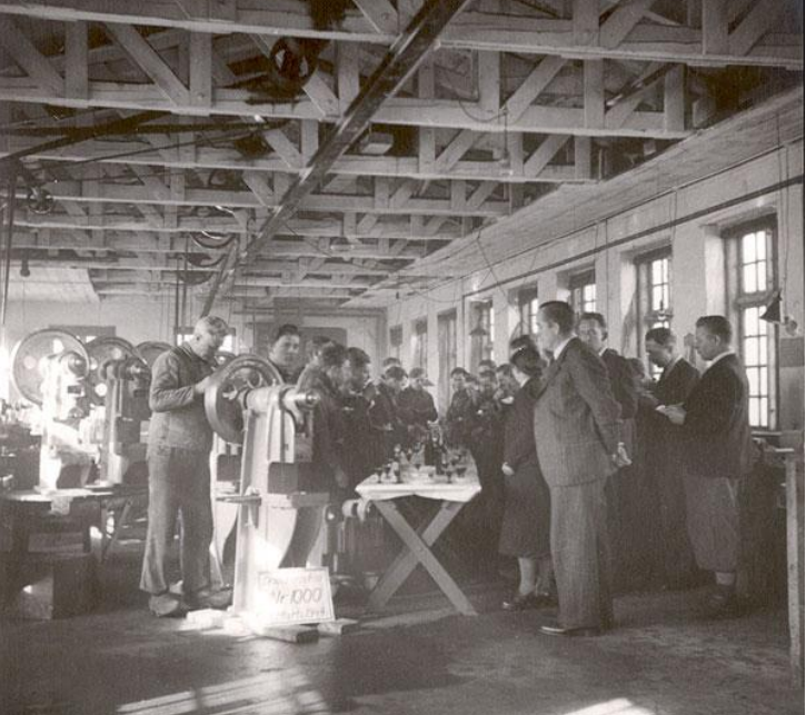 ekscenterpresser 1930 presse nummer 1000